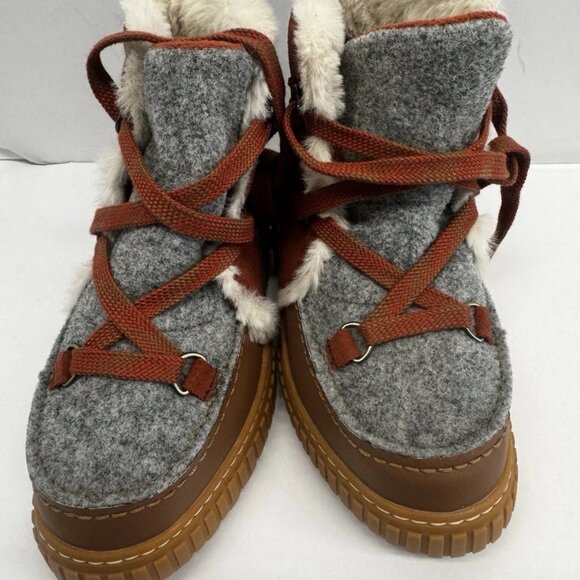Sorel ONA AVE Alpine WP Fleece Lined Waterproof Leather Boots US SIZE 5 - Picture 5 of 10